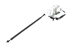 NTY Stellmotor Zentralverriegelung hinten Mercedes Klasse C W204 2007- Klasse E W212 2009- linke Seite (2047303935)