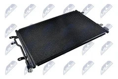 NTY Chladič Klimatizace Audi A 4/S 4 (B6, B7) (00-) 1.6 I 16V, (BEZ Vysoušeče, Černý) (8E0260401D)