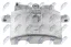 NTY Brzdový Třmen Přední Hummer H2 03-09, Chevrolet Avalanche 2500 02-06, Suburban 00-13, Silverado HD 99-10, GMC a další pravá strana (18024109)