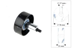 Bordásszíj vezetőgörgő Jeep Wrangler 00-06 Caliber 09- Grand Cherokee 00- Durango 08 (4854092)