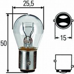 NTY (Balení 10 KS.) Žárovka P21/5W P21/5W 12V 21/5W/BASE Type BAY15D/SPRZEDAJEMY Tylko PO 10SZT. (EZ-P21/5W12V21/5W)