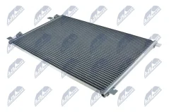NTY A/C Condenser Renault Megane II (02-) 1.4 I 16V, Scenic II (03-) 1.4 I 16V (Without Dryer) (8200115543)