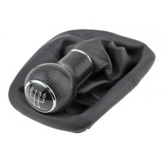 NTY Satz Schaltknauf und Manschette VW Bora 1998-2005,GOLF IV 1998-2005/5 Gänge,Befestigungsdurchmesser AN STANGE:20MM/ (1J0711113)