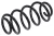 NTY Suspension Spring Audi A4 09-16, A6 11-18, front axle (8K0411105DF)