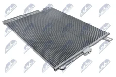 NTY Klimakondensator Jeep Grand Cherokee (WK2, W3) (10-) 3.0 CRD (mit Trockner, AUT, mit Kühler oleje) (55038003AE)