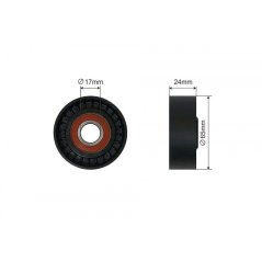 NTY Drive Belt Idler Pulley Audi A1 A3 VW Golf 6 7 Skoda Octavia 1.0-1.4TFSI (500358)