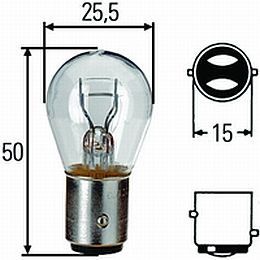NTY (Balení 10 KS.) Žárovka P21/5W P21/5W 12V 21/5W/BASE Type BAY15D/SPRZEDAJEMY Tylko PO 10SZT. (EZ-P21/5W12V21/5W)