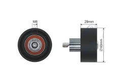 NTY Napínací Kladka Vícedrážkového Řemene Ford Cougar Focus Maverick Mondeo II Tourneo Connect Transit Connect Mazda Tribute a další (1095025)