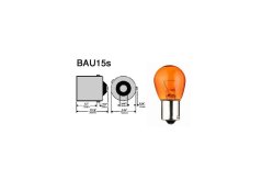 NTY (Balenie 10 KS.) Žiarovka PY21W A PY21W Orange 21W 12V/BASE Type BAU15S/predávame Tylko PO 10SZT. (EZ-PY21W12V21W)