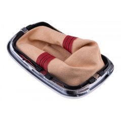 NTY Satz Schaltknauf und Manschette VW Bora 1998-2005,GOLF IV 1998-2005/5 Speed-red/ (VW-038)
