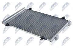 NTY Klimakondensator Citroen Berlingo (B9) (08-) 1.2 THP, C4 (LA, LC) (04-) 1.6 HDI, C4 Picasso (UD) (06-) 1.6 HDI, 307 (3_) und weitere (6455CX)