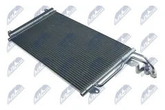 NTY A/C Condenser Audi A 1/S 1 (8X) (10-) 1.0 TSI, Ibiza V (6J) (08-) 1.0, Toledo IV (KG3) (12-) 1.2 I 12V, Fabia II (5J) and others (6R0820411D)