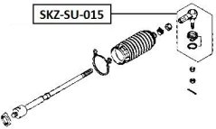 NTY Axiálny Kĺb Priečne Tiahlo Riadenie Suzuki Grand Vitara 06- SX-4 06- L/r (48810-65J00)