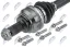 NTY Hnací Poloosa BMW 5 E60 E61 520D, 523I, 525D, 525I, 528I, 530I, 530D, 535I, XI, Ixdrive, XS 02-10, zadní náprava, L=p, ATM (NPW-BM-192)