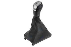 NTY Gear Knob and Gaiter Set Skoda Superb 2008-/6speed/silver (GZB-SK-010)